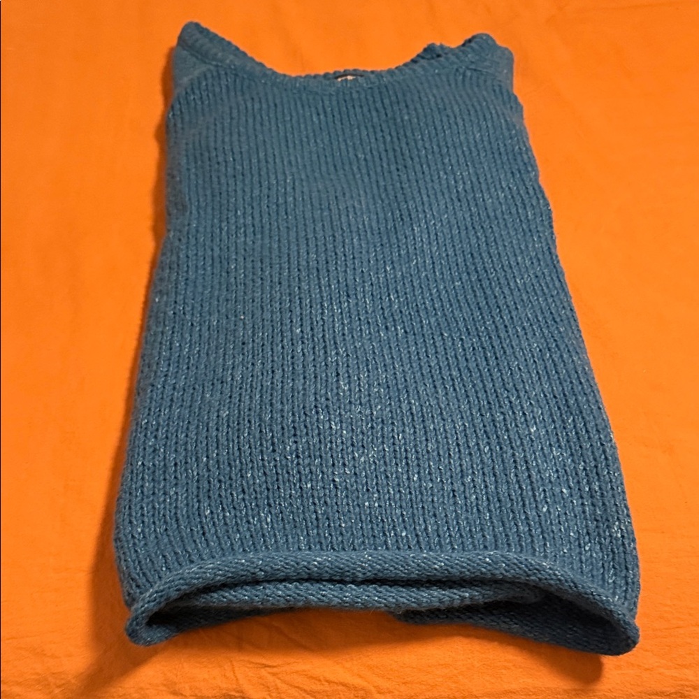 Cozy Blue Knit Sweater